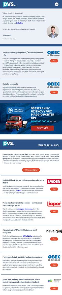 Ukázka Přehledu DVS (říjen 2024)